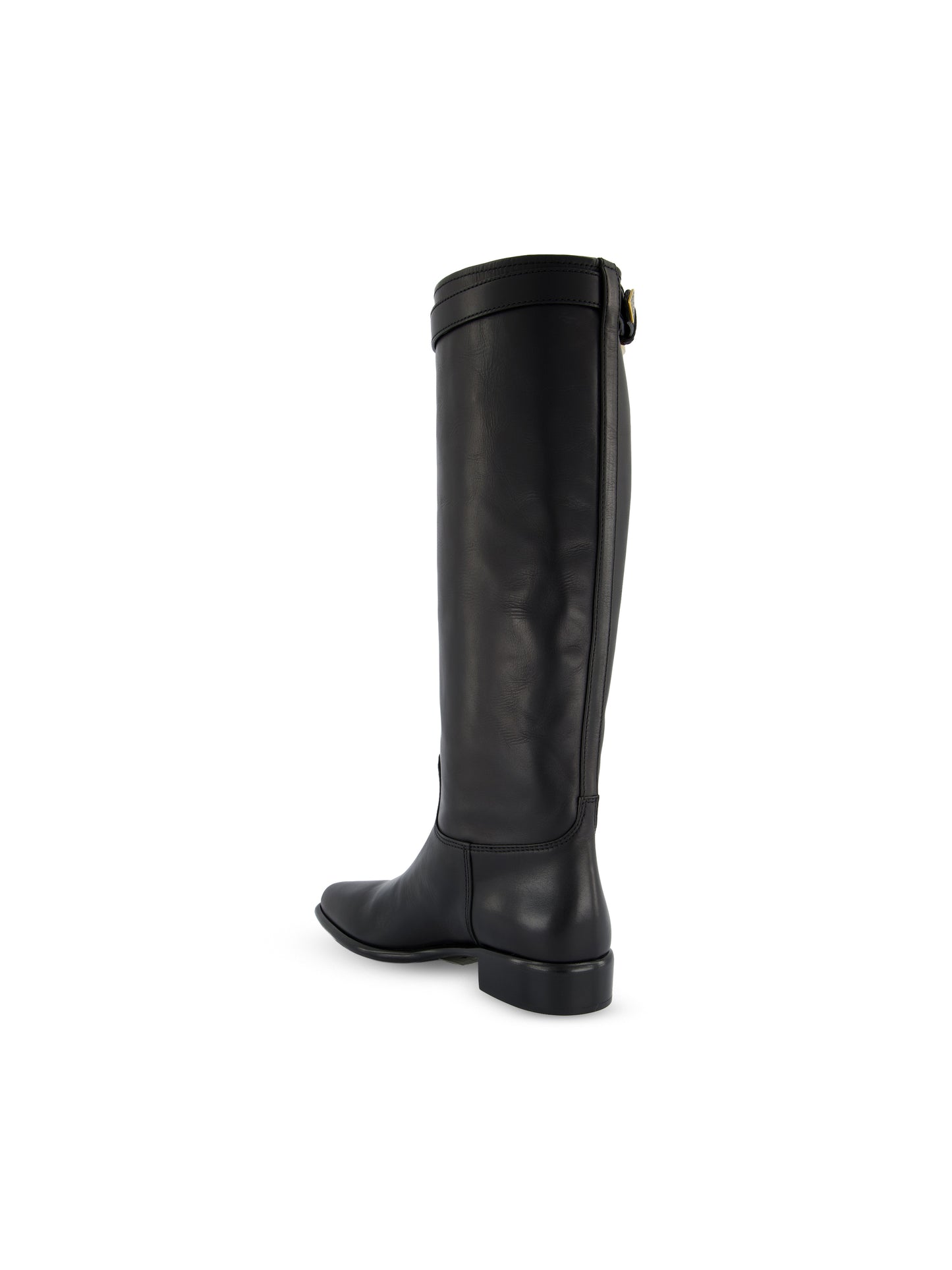 Stivali Alti in Pelle di Vitello Nera 1W666O 7V6F0002 PRADA 