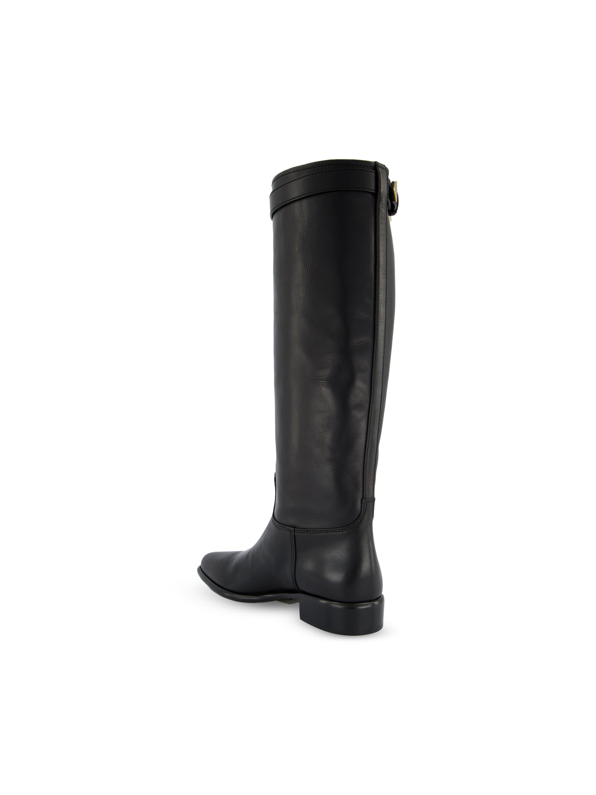 Stivali Alti in Pelle di Vitello Nera 1W666O 7V6F0002 PRADA 