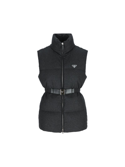 Piumino gilet in Re-Wool 29S131 1ACZF0308 PRADA 