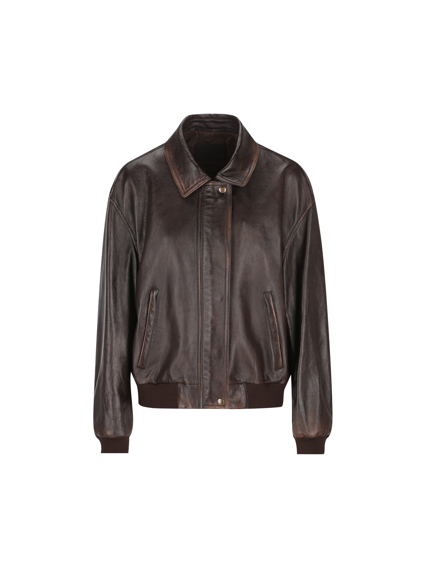 Bomber in pelle 58A303 16ILF0003 PRADA 