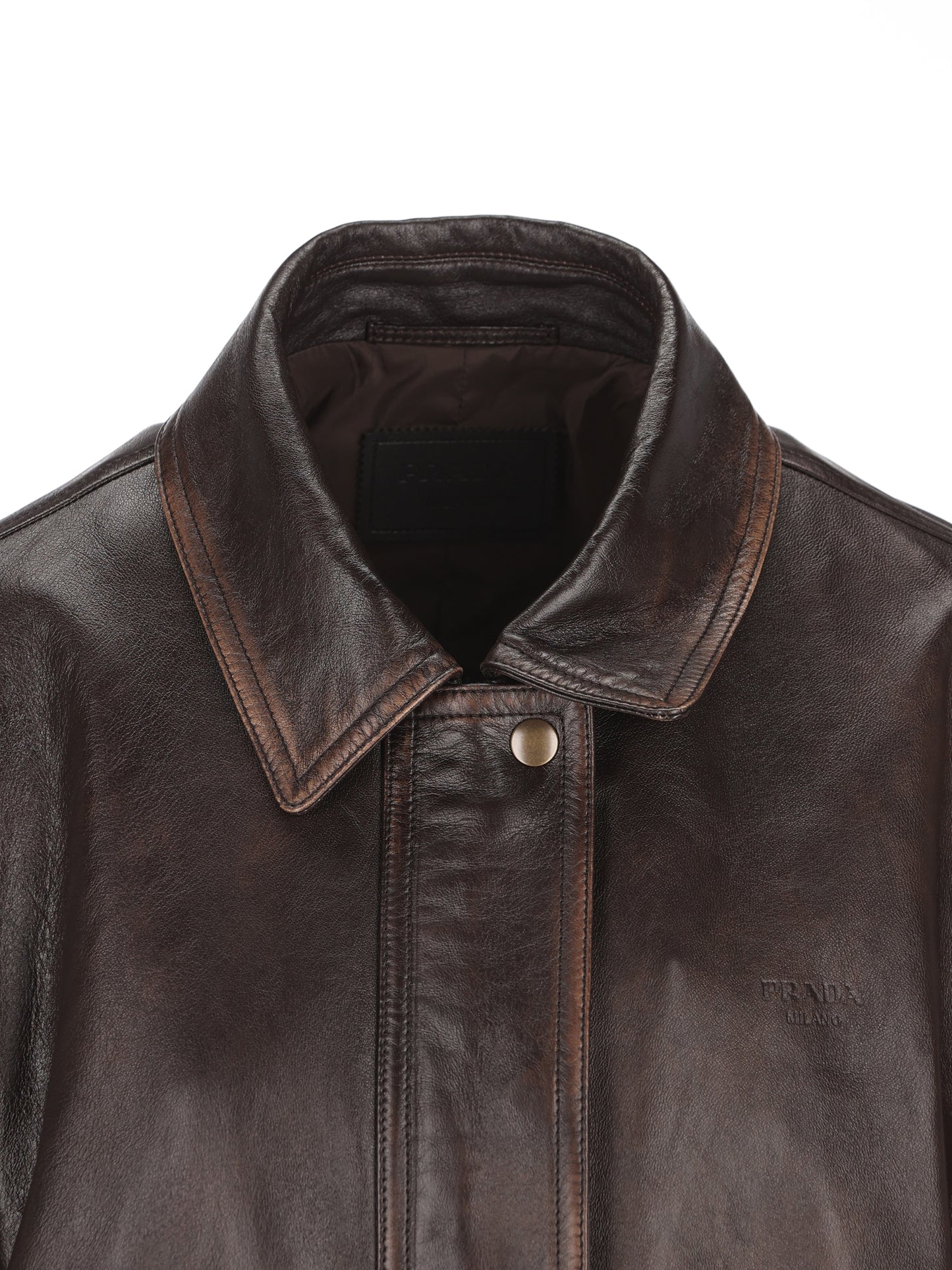 Bomber in pelle 58A303 16ILF0003 PRADA 