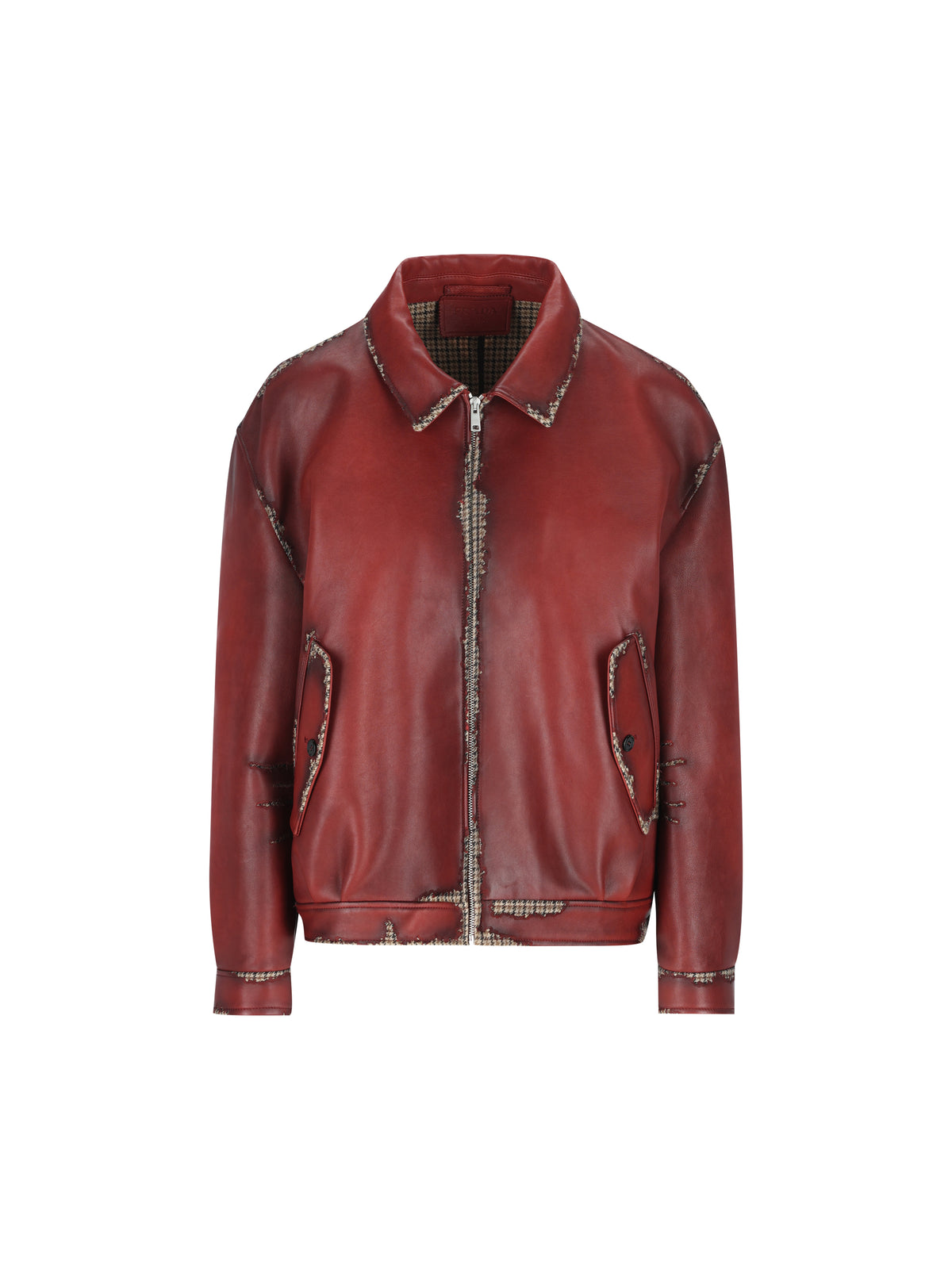 Giacca realizzata in pelle di agnello 58A316 6629F0041 PRADA 