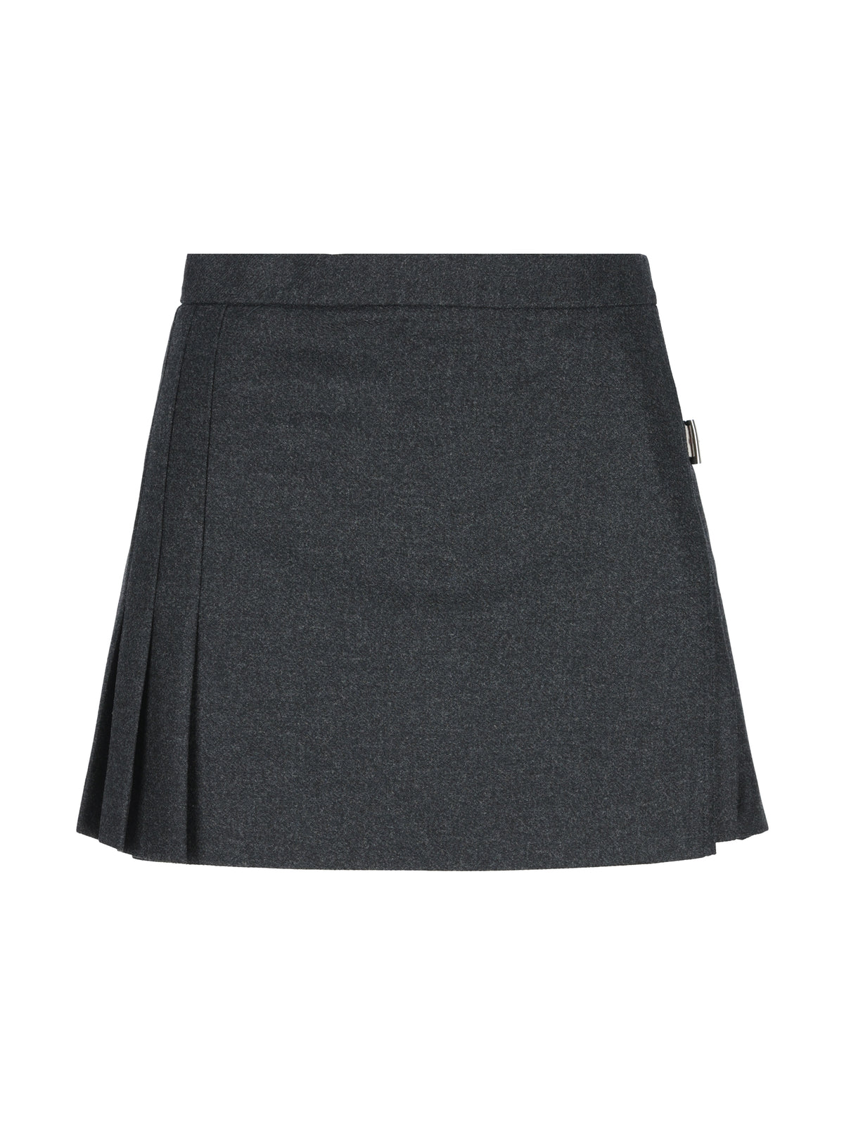 Minigonna realizzata in lana vergine. P10B9E 1ACZF0308 PRADA 