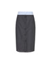 Gonna realizzata in misto mohair. P169I 6106F0480 PRADA 