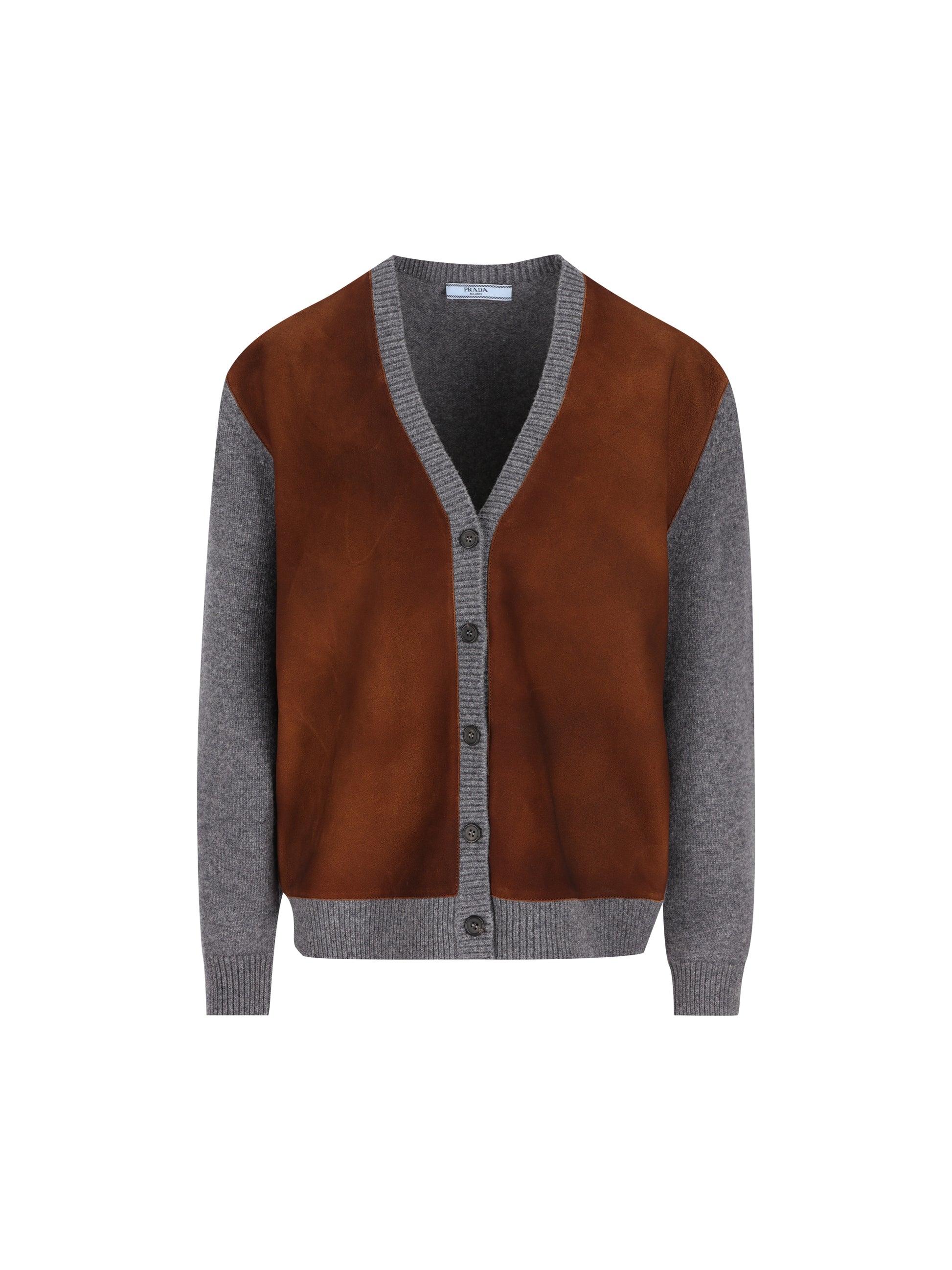 Cardigan realizzato in lana vergine. P25O43 6004F0480 PRADA 