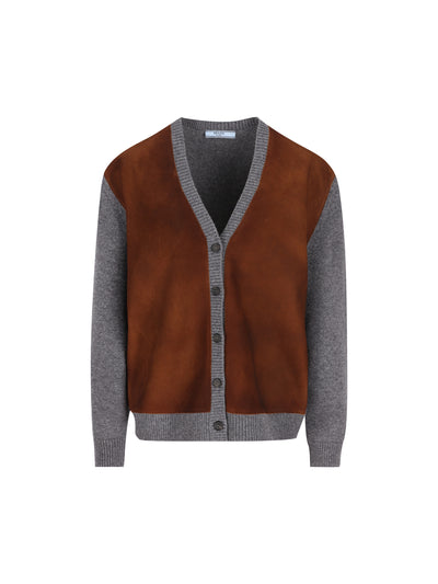 Cardigan realizzato in lana vergine. P25O43 6004F0480 PRADA 