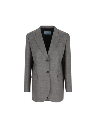 Giacca realizzata in mohair e lana vergine. P509Q 6011F0480 PRADA 