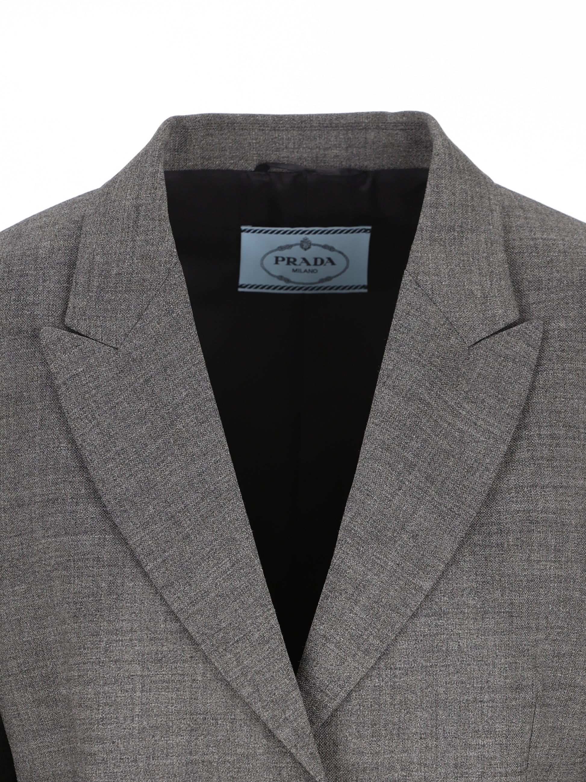 Giacca realizzata in mohair e lana vergine. P509Q 6011F0480 PRADA 