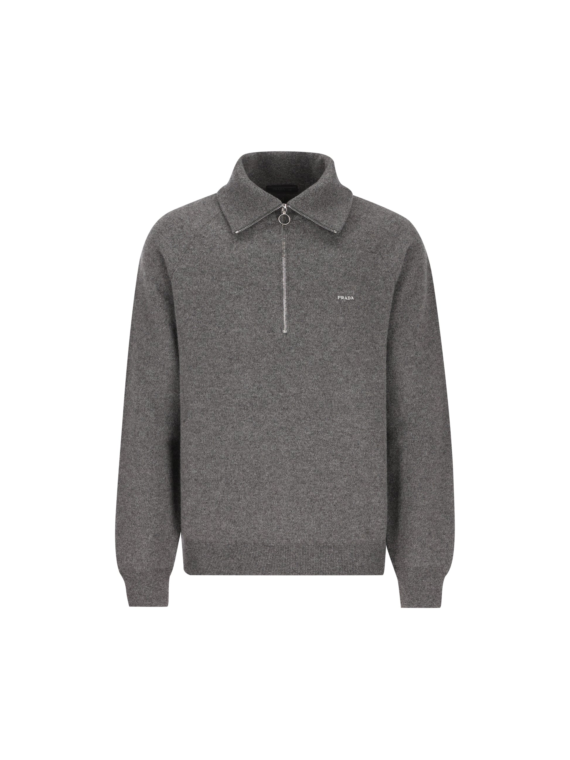 Maglione realizzato in misto cashmere e lana. UMF398 6242F0480 PRADA 