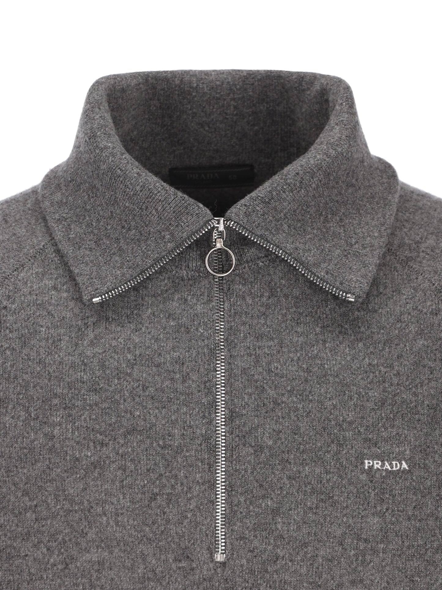 Maglione realizzato in misto cashmere e lana. UMF398 6242F0480 PRADA 