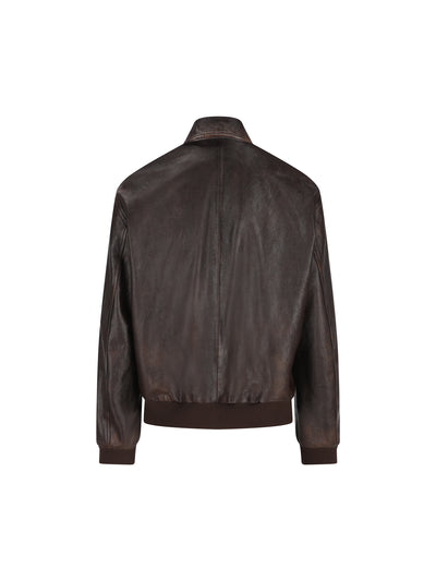 Bomber realizzato in pelle di agnello. UPW622 16ILF0003 PRADA 
