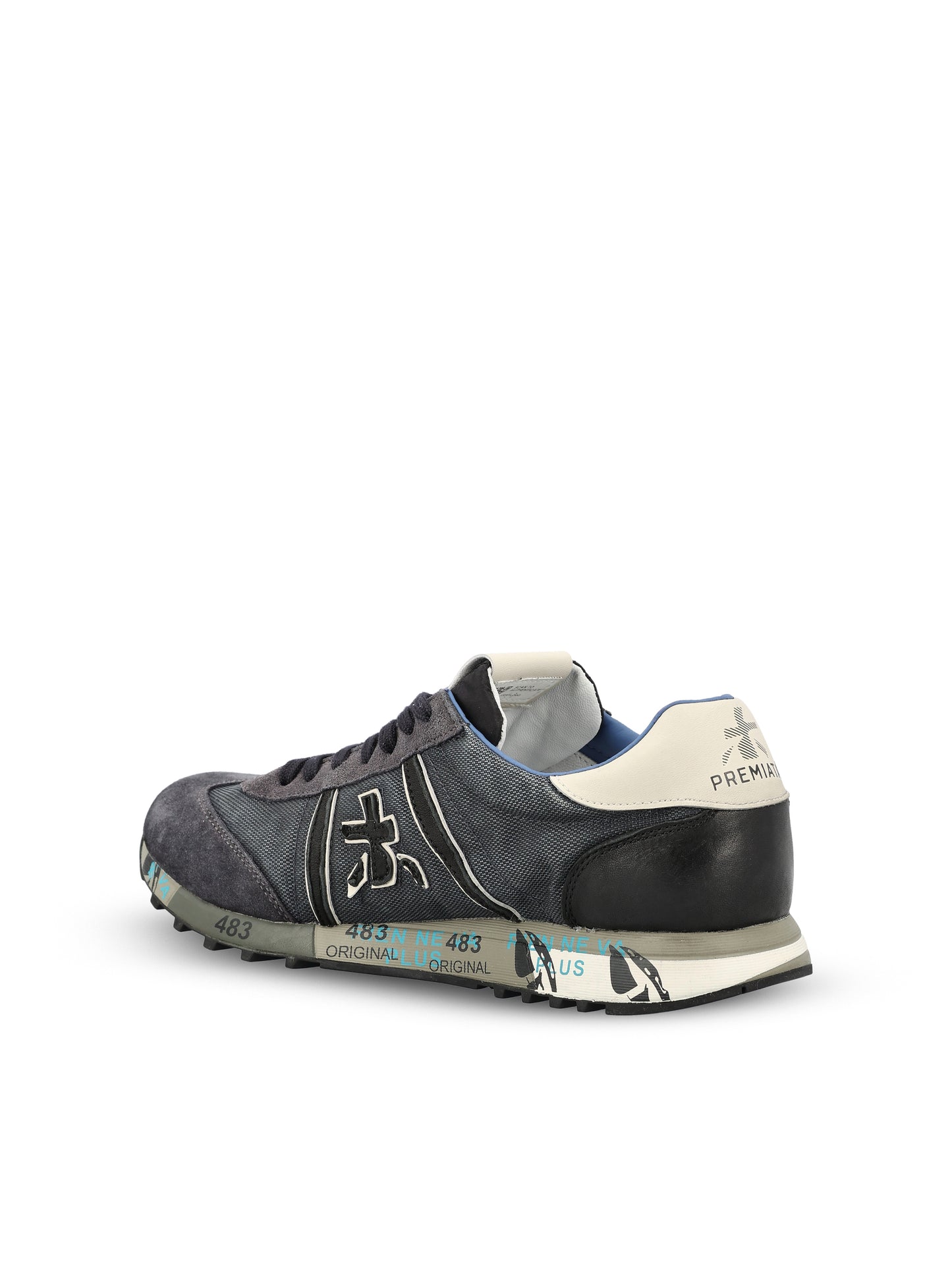 Sneakers realizzate in pelle e tessuto. LUCY 7770 PREMIATA 