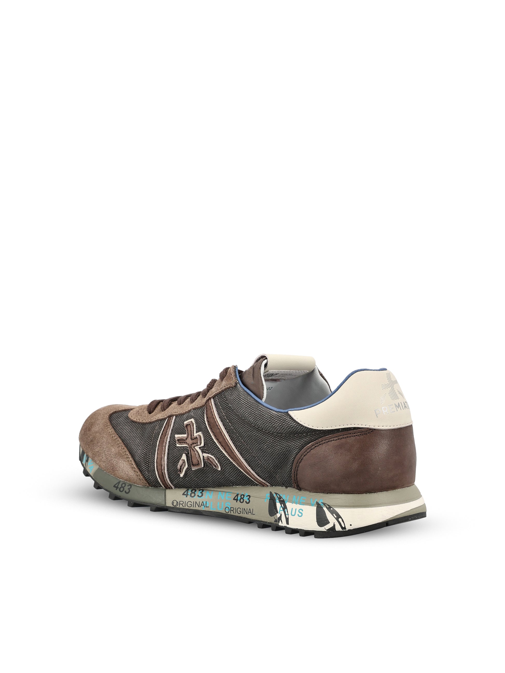 Sneakers realizzate in pelle e tessuto. LUCY 8402 PREMIATA 