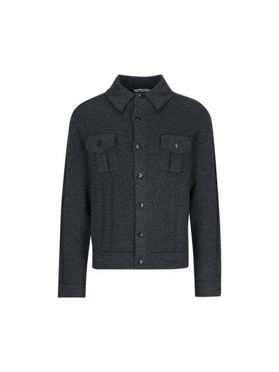 Overshirt realizzata in lana vergine. PMG43 ANTHRACITE PREMIATA 