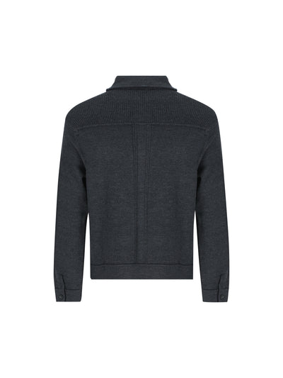 Overshirt realizzata in lana vergine. PMG43 ANTHRACITE PREMIATA 