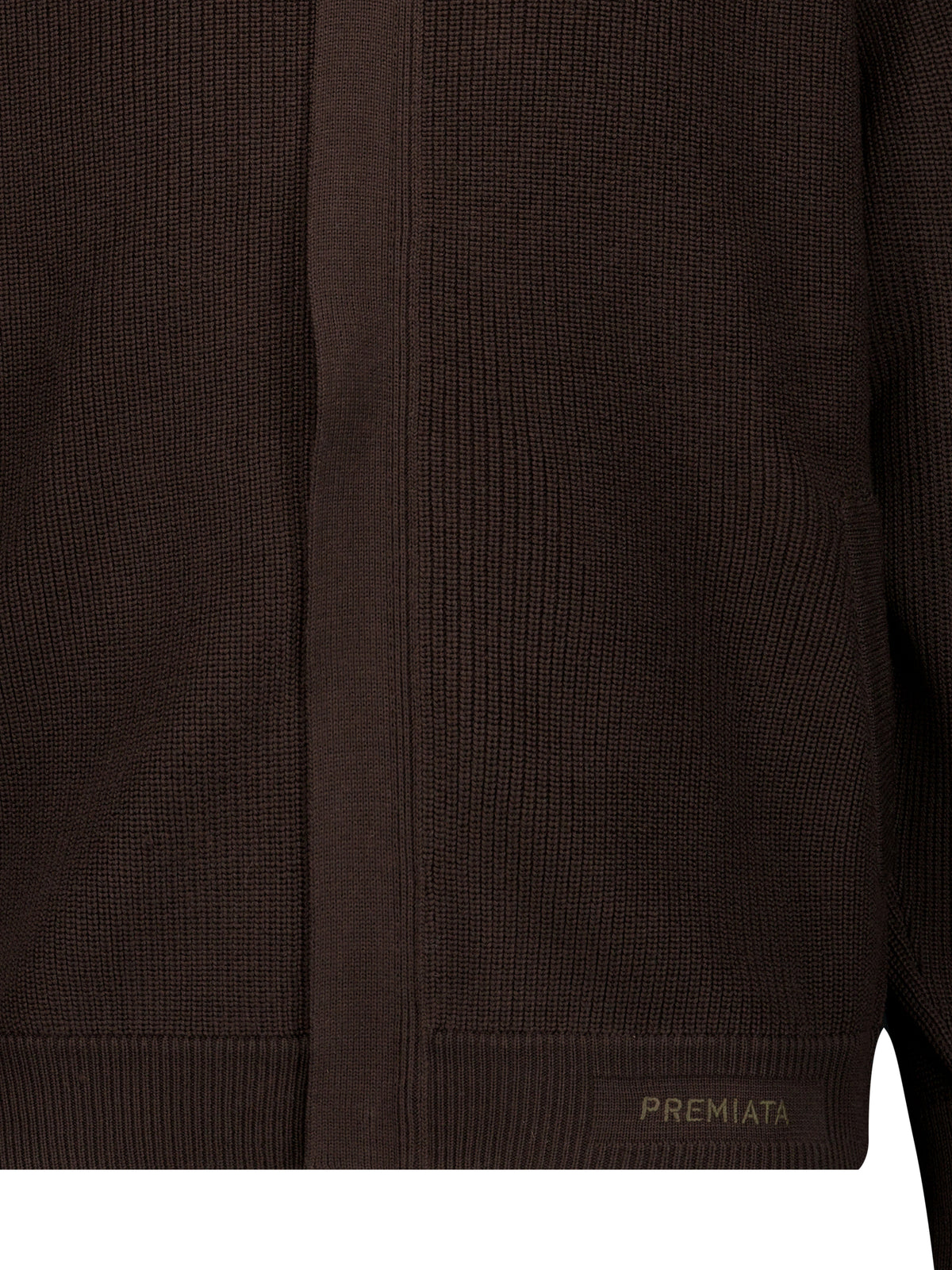 Bomber realizzato in lana merino. PMG54T BROWN PREMIATA 