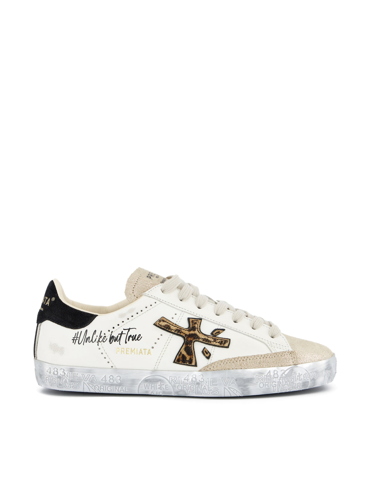 Sneakers realizzate in pelle e suede. STEVEND 7605 PREMIATA 