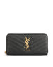 Portafoglio realizzato in pelle. 358094 BOW011000 SAINT LAURENT 