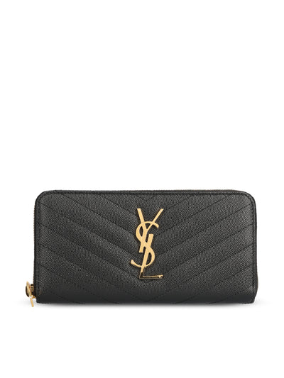 Portafoglio realizzato in pelle. 358094 BOW011000 SAINT LAURENT 