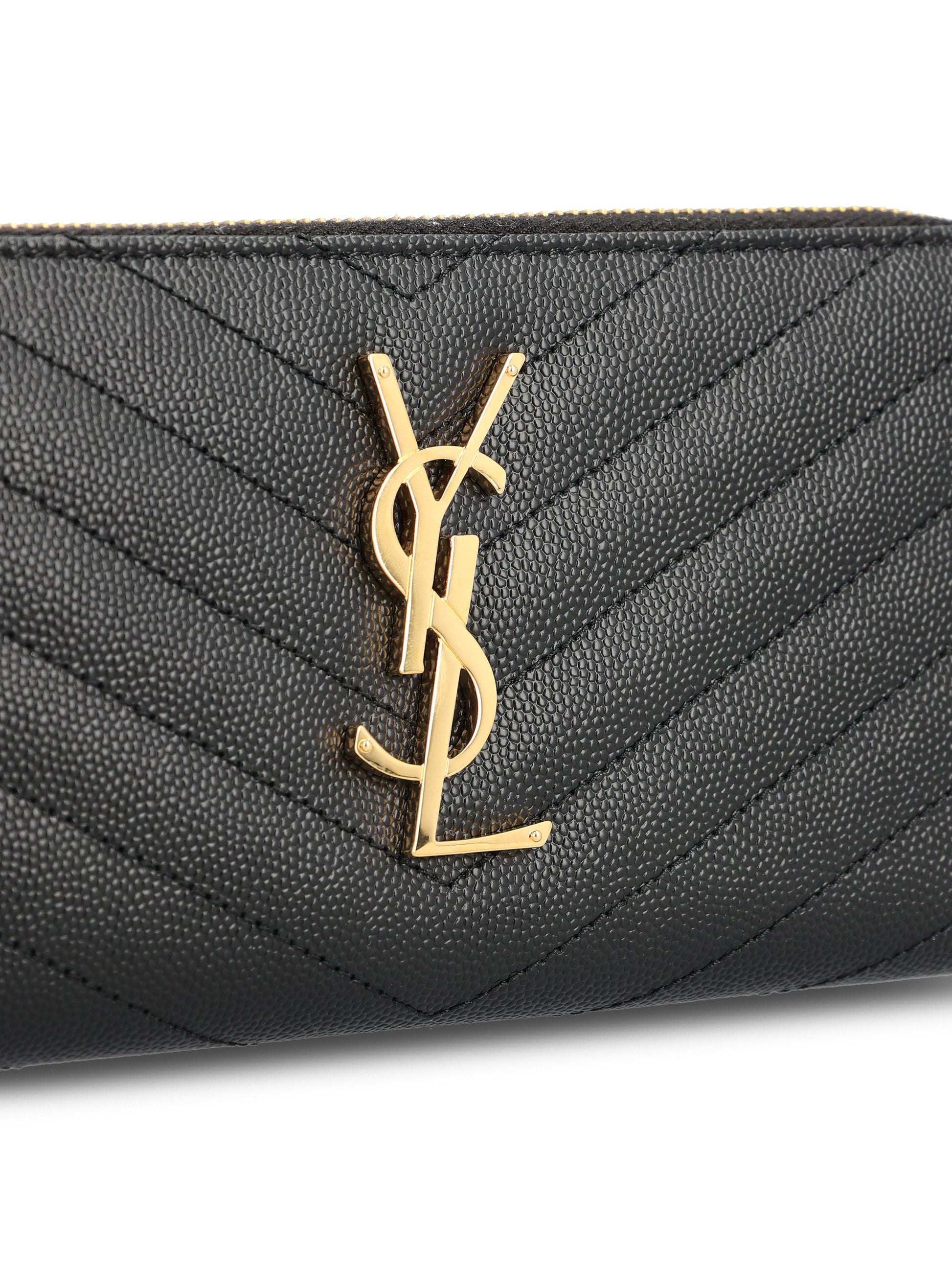 Portafoglio realizzato in pelle. 358094 BOW011000 SAINT LAURENT 