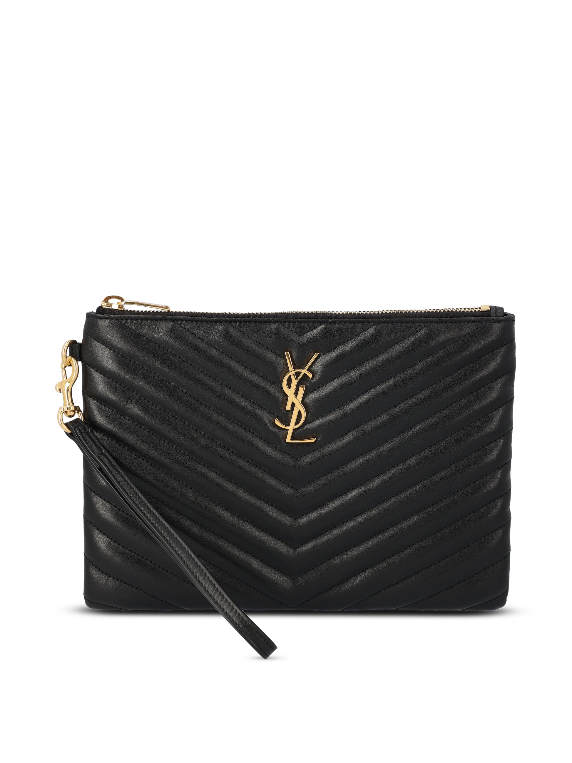 Pouch in pelle. 379039 CWU011000 SAINT LAURENT 