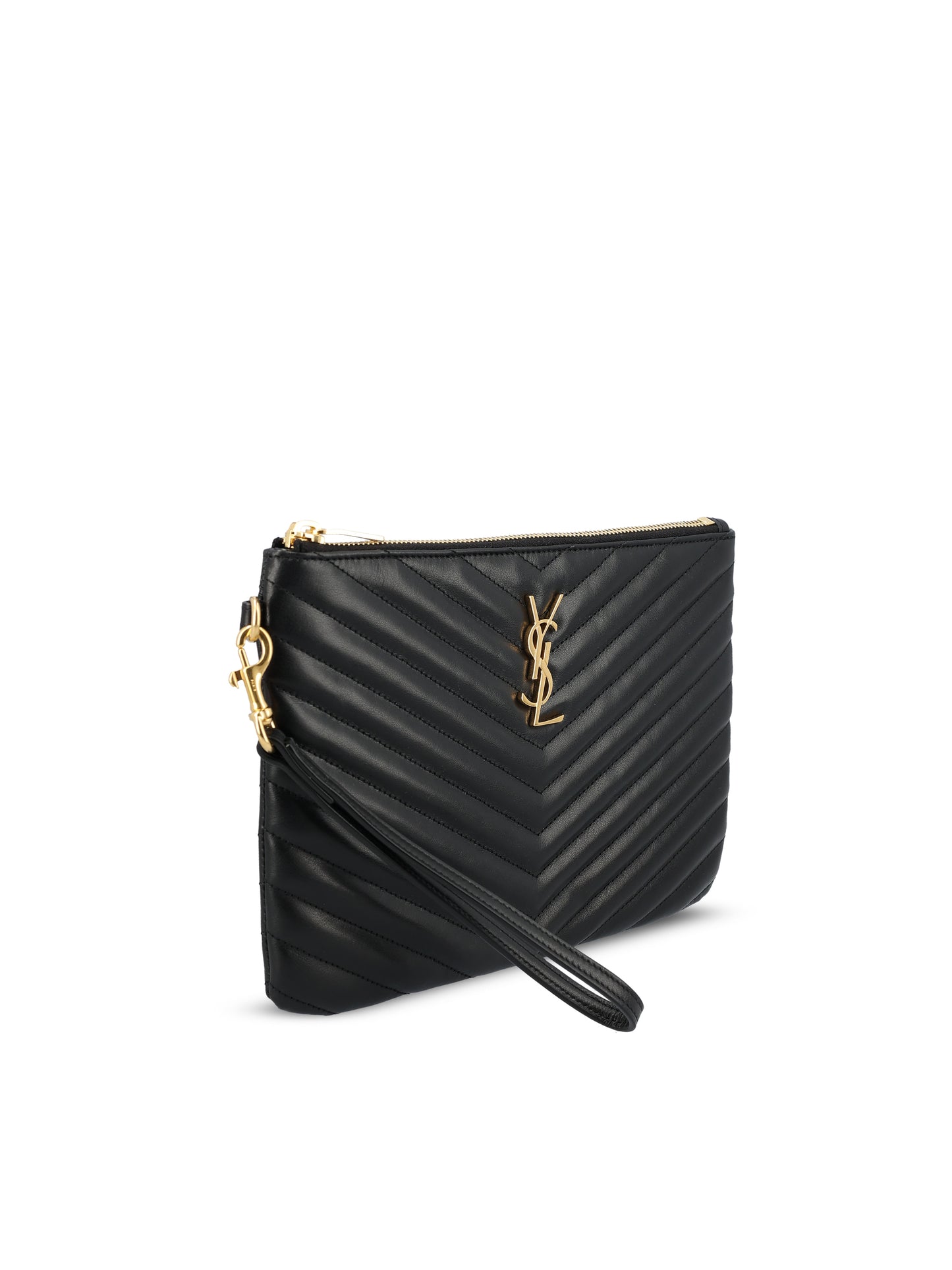 Pouch in pelle. 379039 CWU011000 SAINT LAURENT 