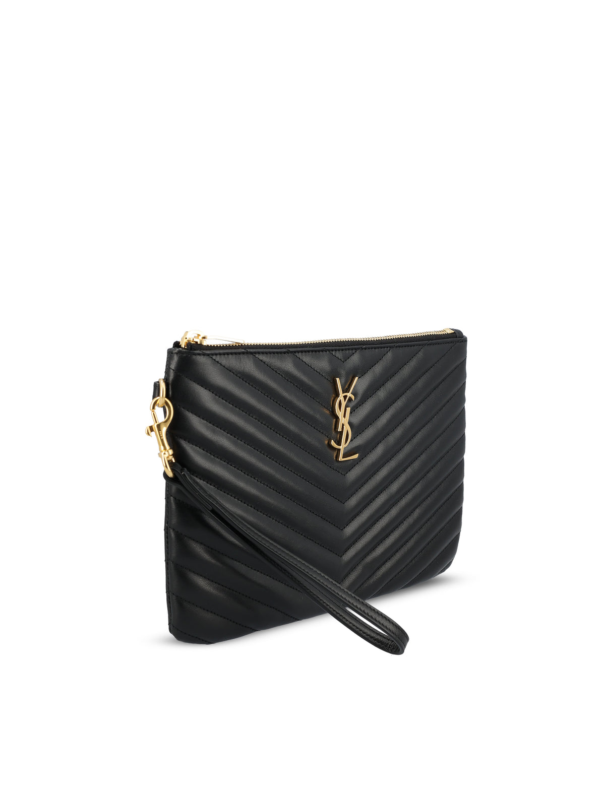 Pouch in pelle. 379039 CWU011000 SAINT LAURENT 