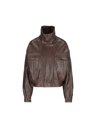 Giacca realizzata in pelle di agnello. 785562 YCMT22492 SAINT LAURENT 