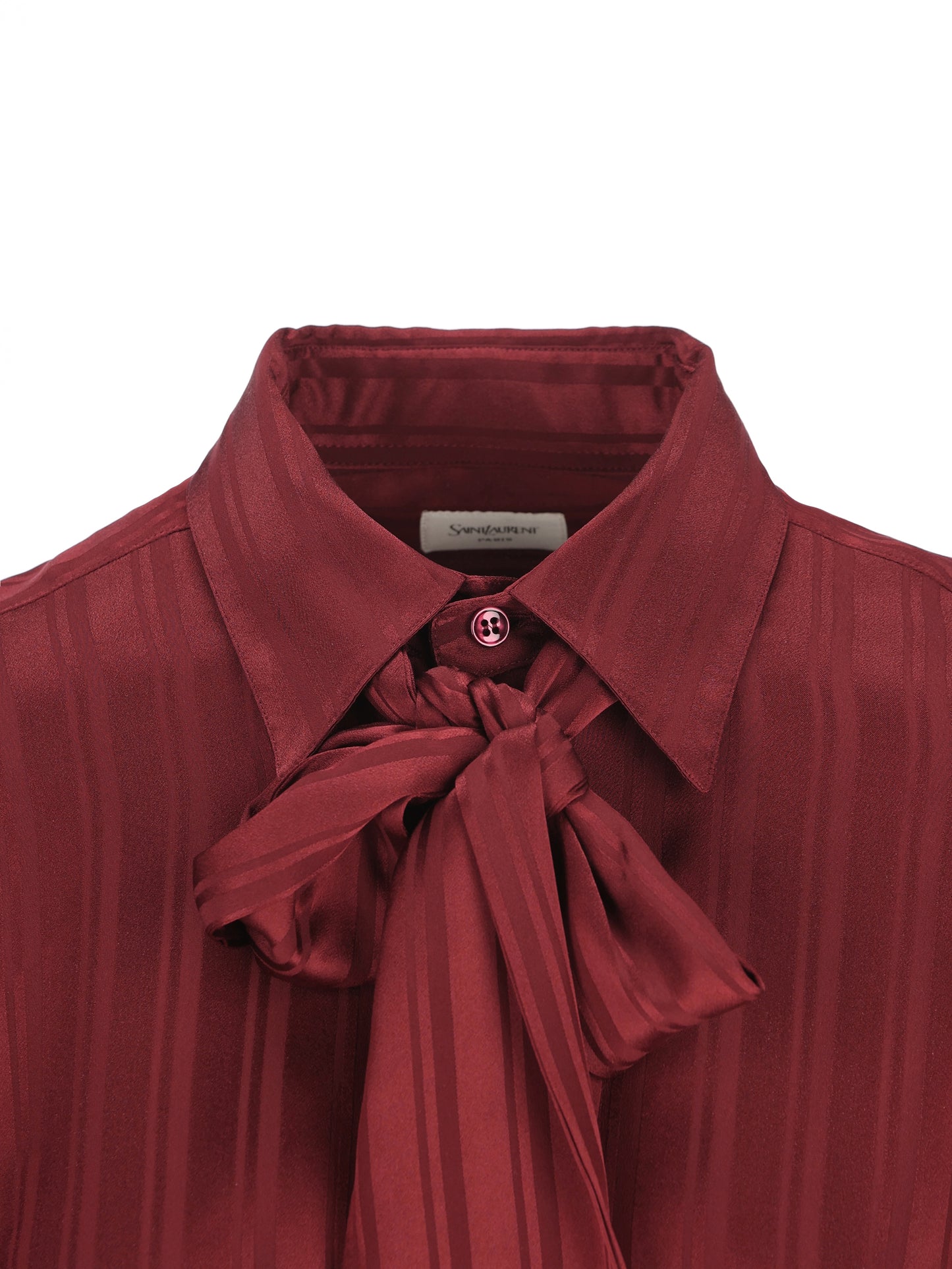 Blusa realizzata in seta. 838125 Y142U5504 SAINT LAURENT 