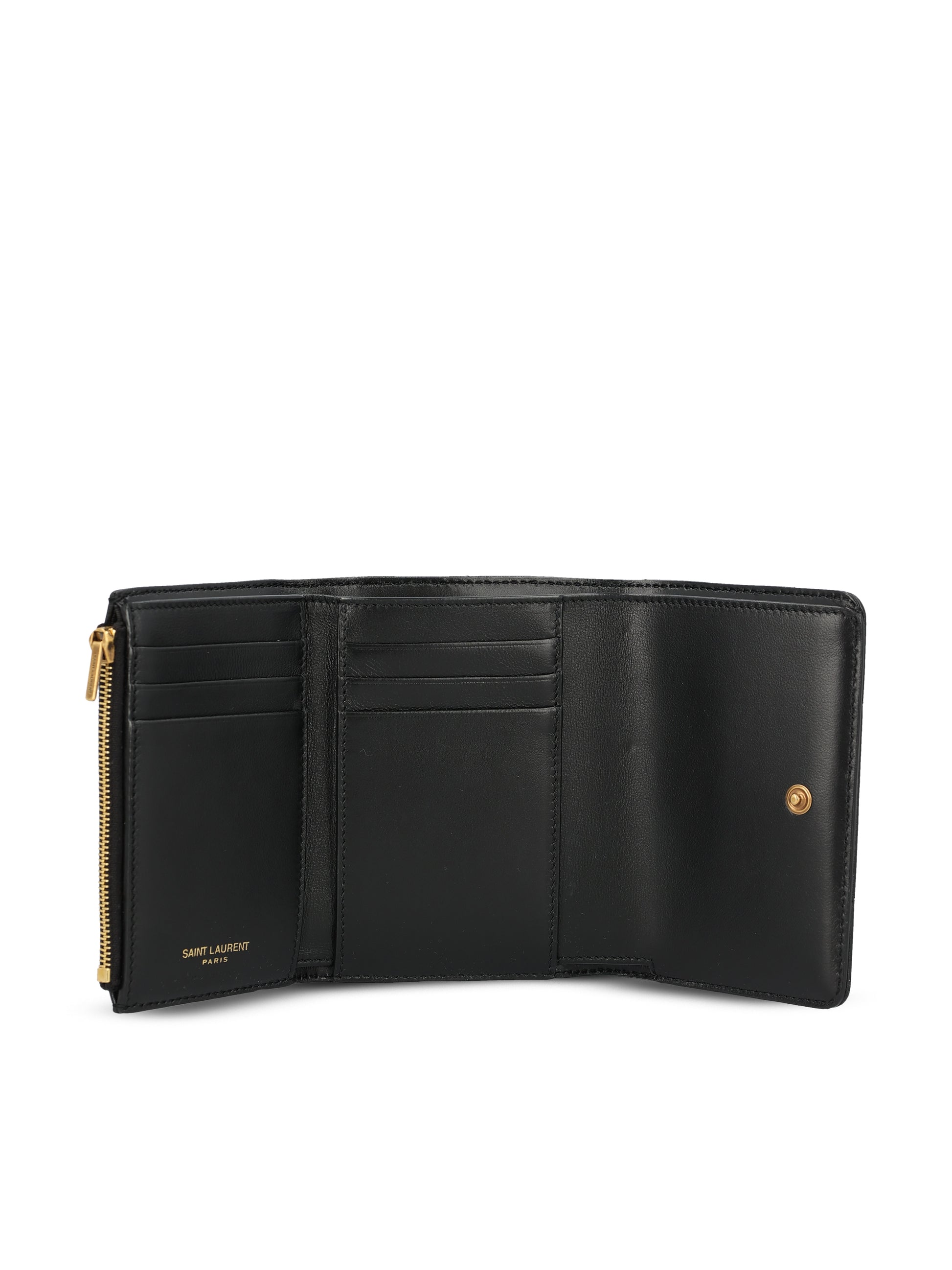 Portafoglio realizzato in pelle di agnello. 863362 AAG7X1000 SAINT LAURENT 