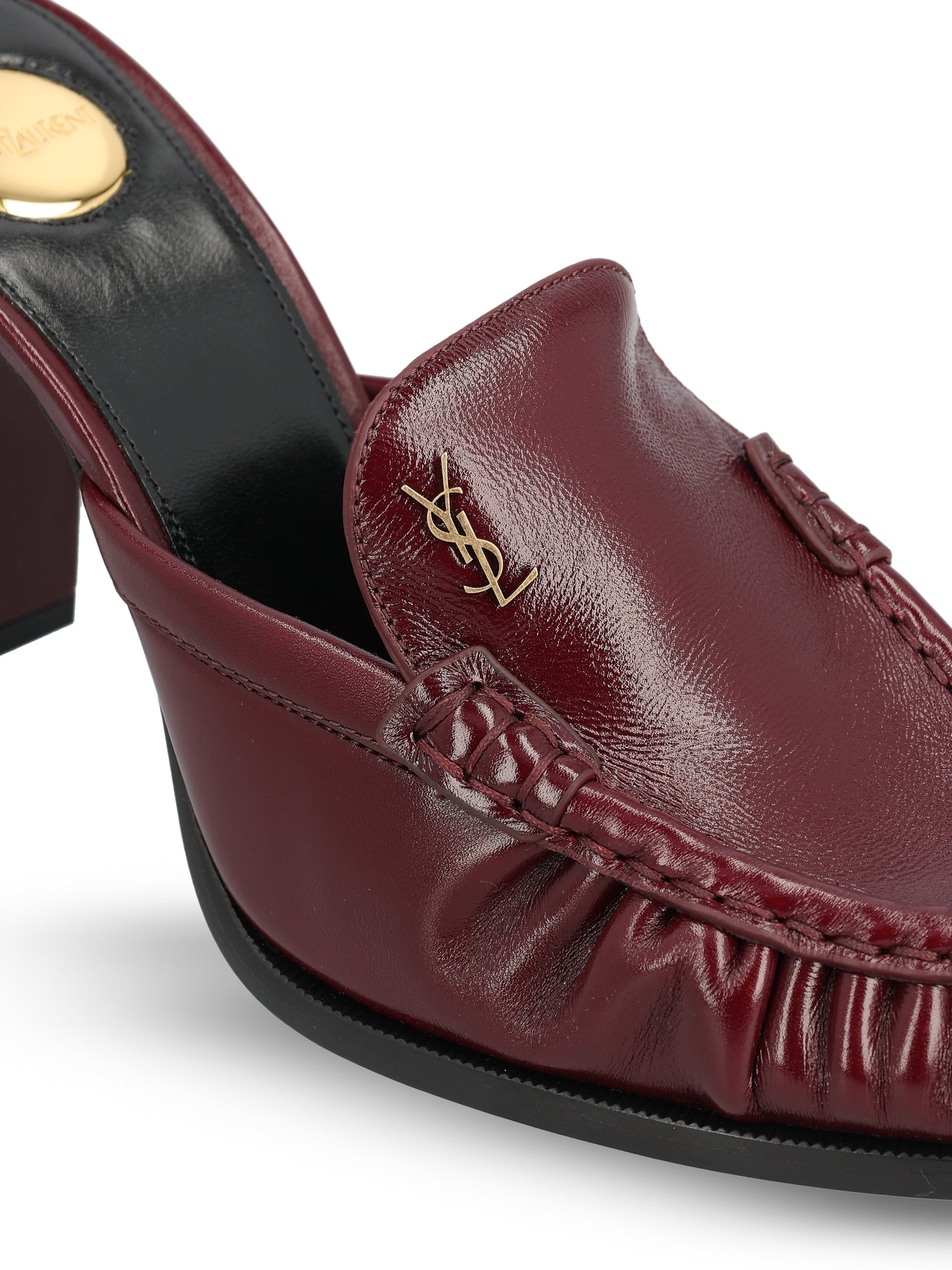 Mule realizzate in pelle. 869713 AAFGB6629 SAINT LAURENT 