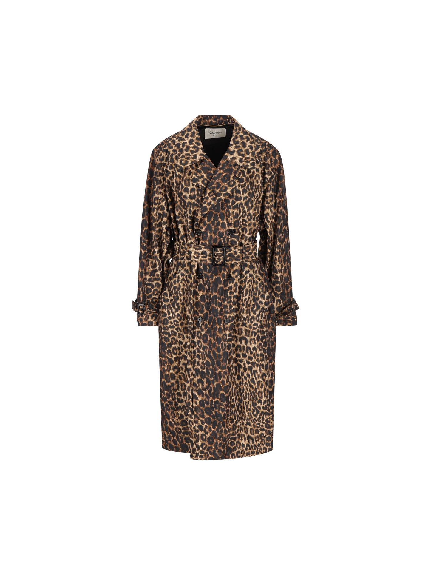 Trench doppiopetto in poliammide. 870715 Y9J029665 SAINT LAURENT 