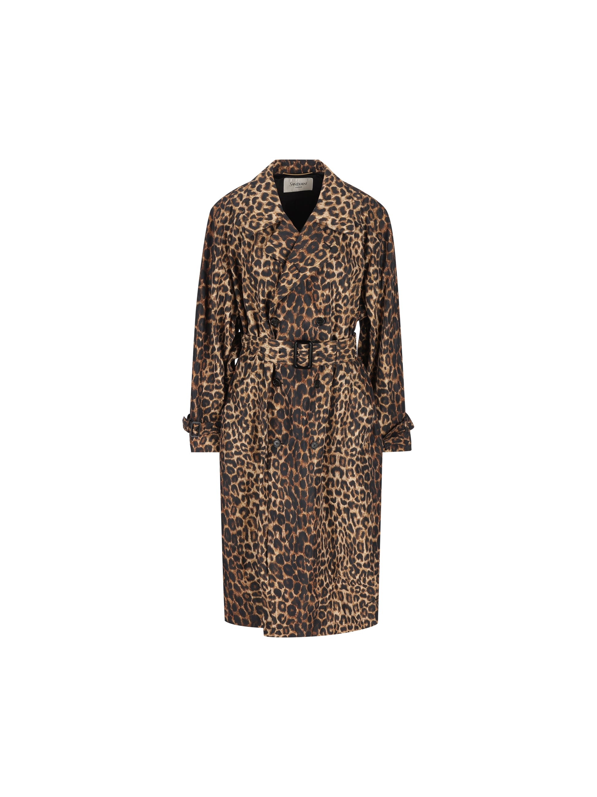 Trench doppiopetto in poliammide. 870715 Y9J029665 SAINT LAURENT 