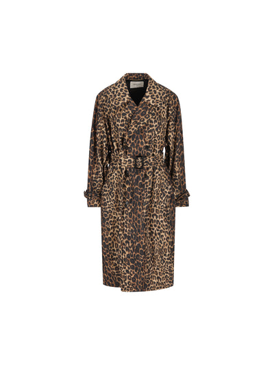 Trench doppiopetto in poliammide. 870715 Y9J029665 SAINT LAURENT 