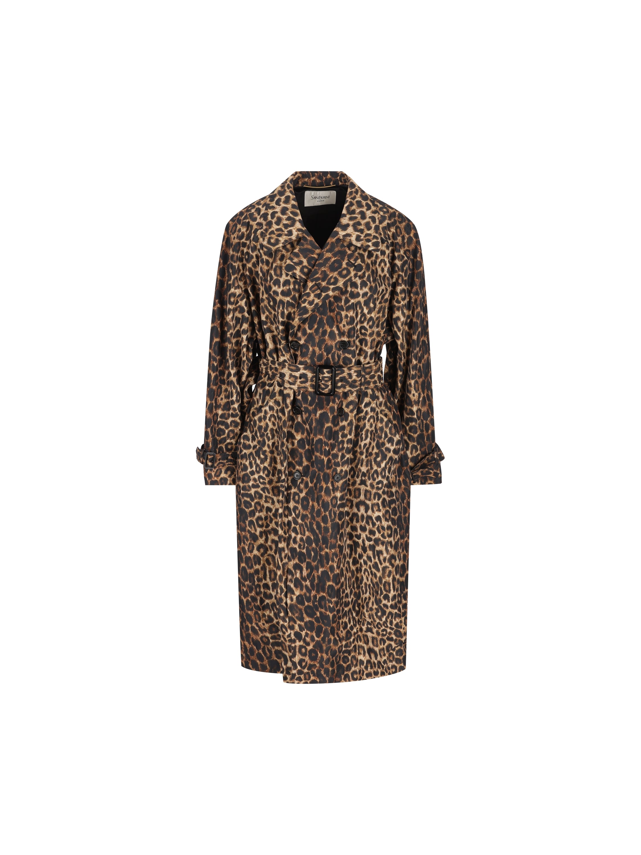 Trench doppiopetto in poliammide. 870715 Y9J029665 SAINT LAURENT 