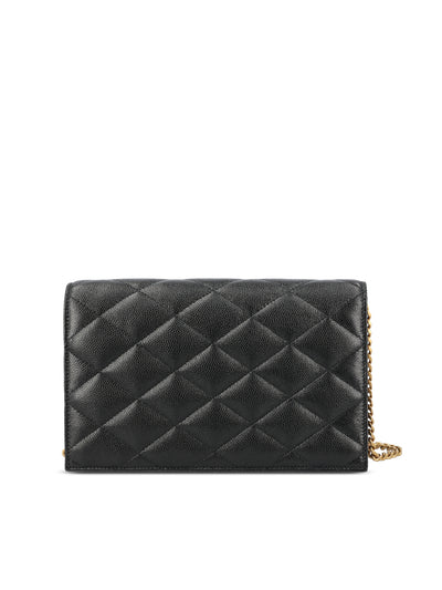 Pouch con catena realizzata in pelle. 871149 AAGOZ1000 SAINT LAURENT 