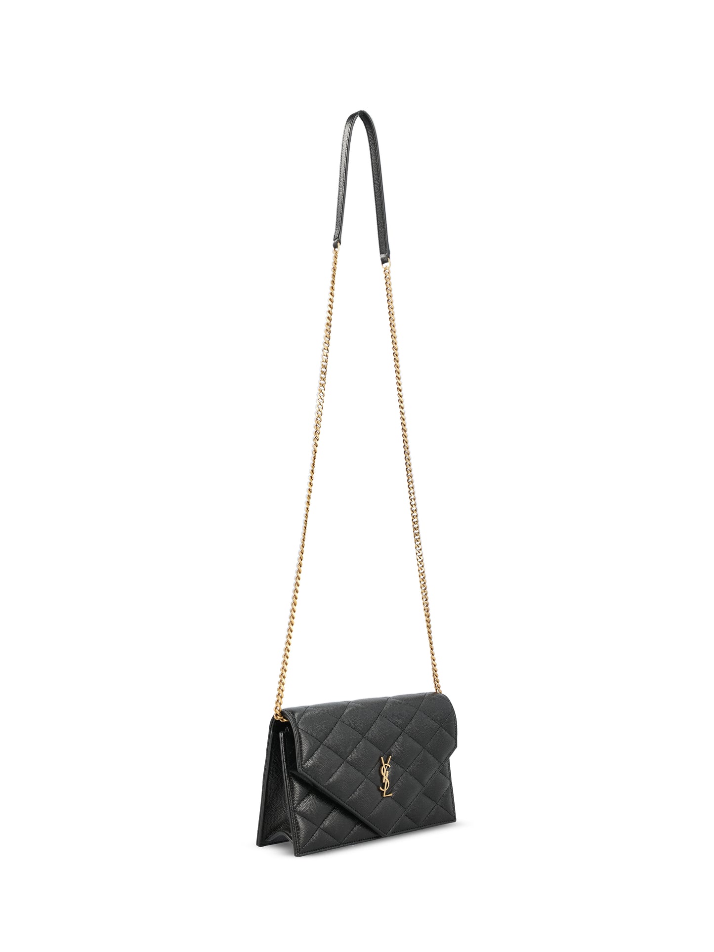 Pouch con catena realizzata in pelle. 871149 AAGOZ1000 SAINT LAURENT 