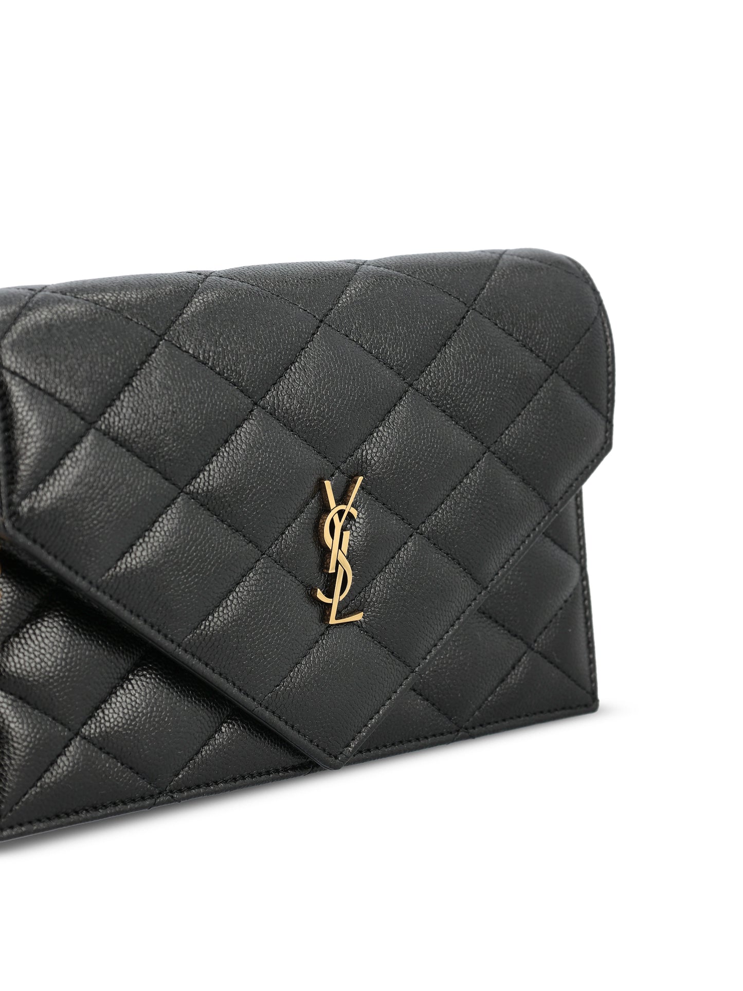 Pouch con catena realizzata in pelle. 871149 AAGOZ1000 SAINT LAURENT 