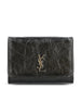 Portafoglio realizzato in pelle di vitello e ottone. 872826 AAGUF1000 SAINT LAURENT 