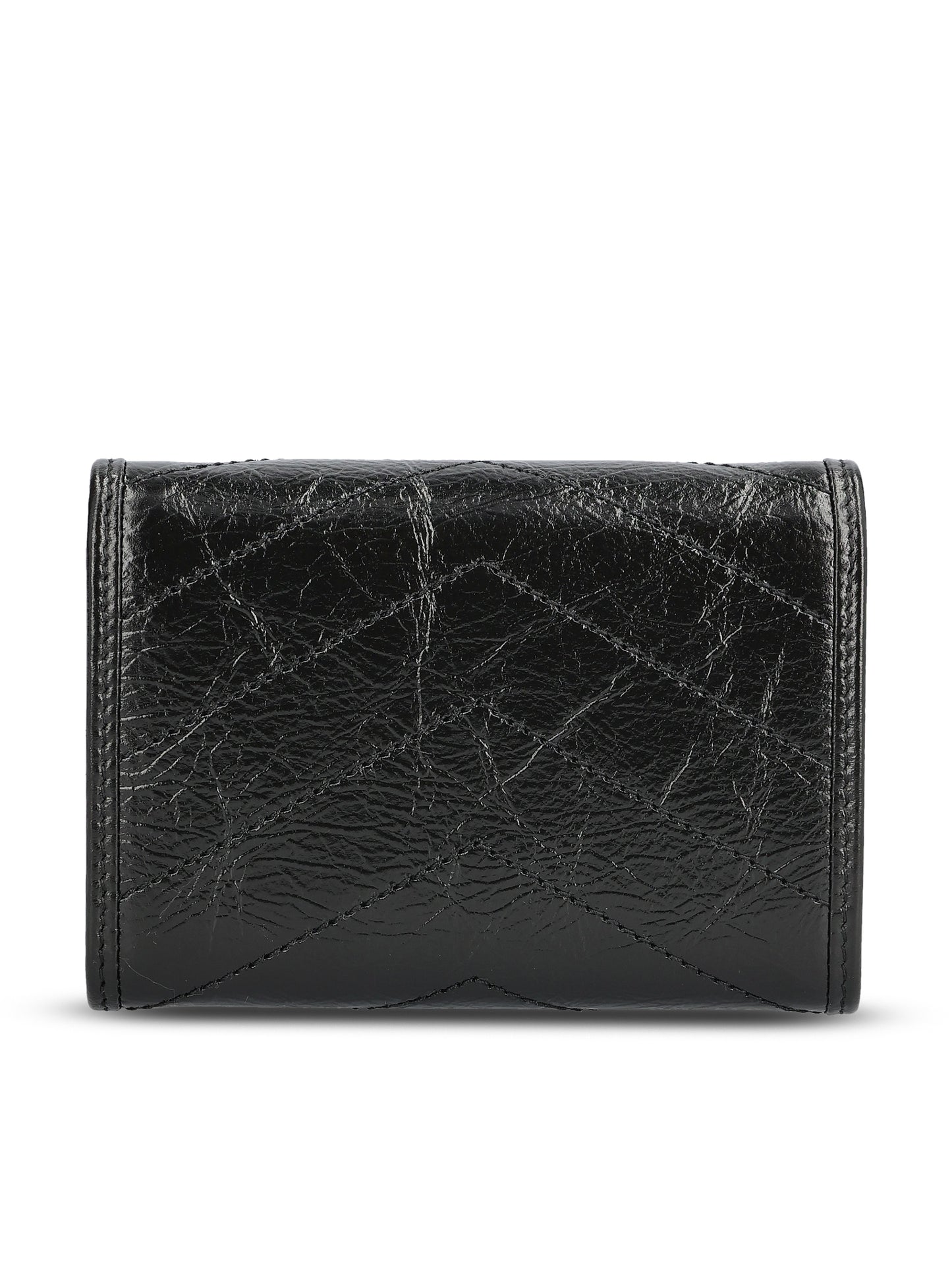 Portafoglio realizzato in pelle di vitello e ottone. 872826 AAGUF1000 SAINT LAURENT 