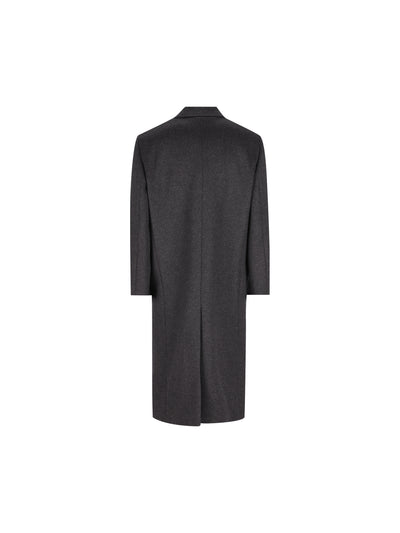 Cappotto Doppiopetto in Feltro di Lana Pettinata Double-Face 873406 Y1O111140 SAINT LAURENT 