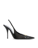Slingback realizzate in tessuto e pelle. A001CW 9QNCN1000 SAINT LAURENT 