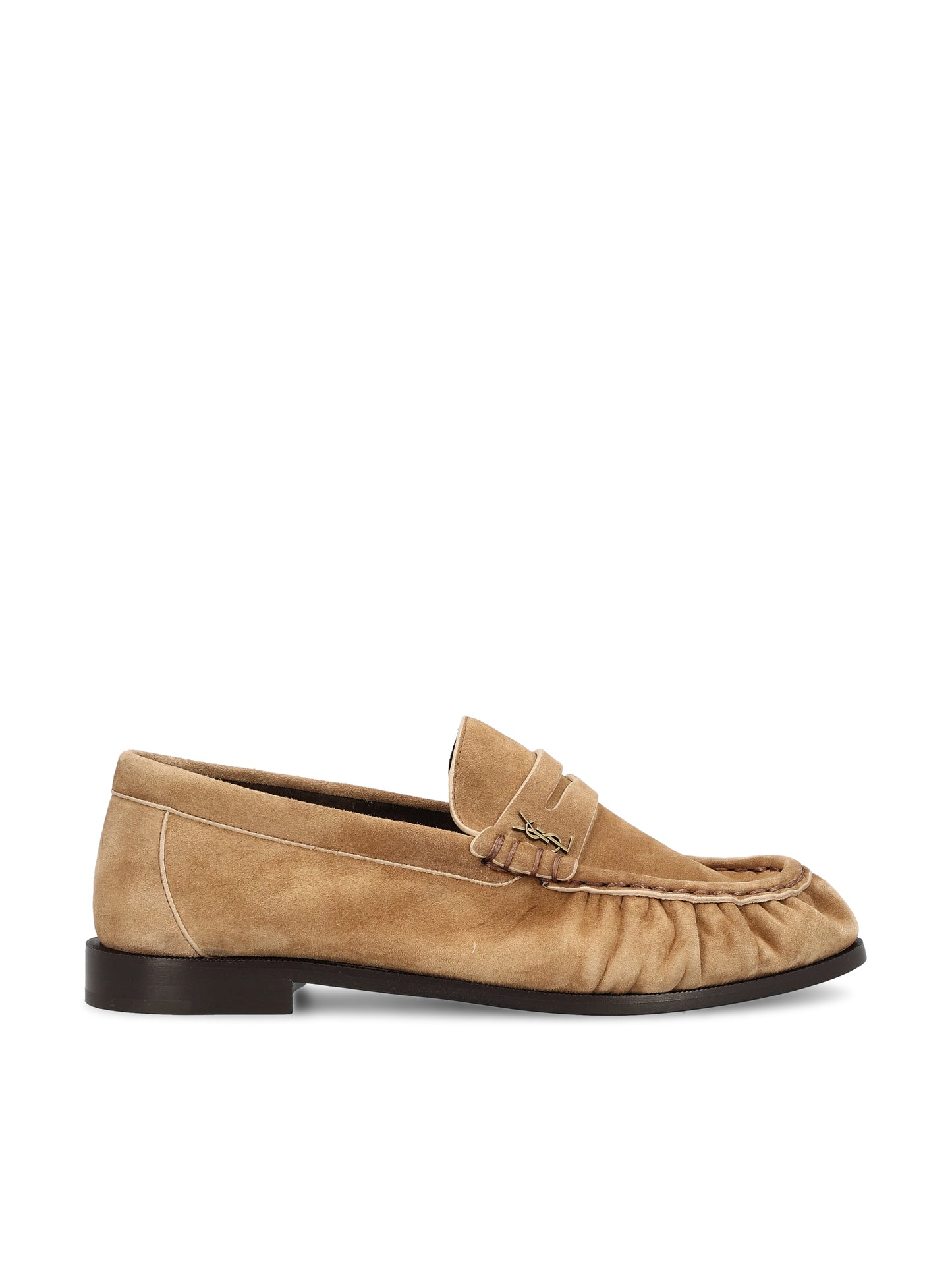 Mocassini realizzati in pelle scamosciata A001MM 27DTT9741 SAINT LAURENT 