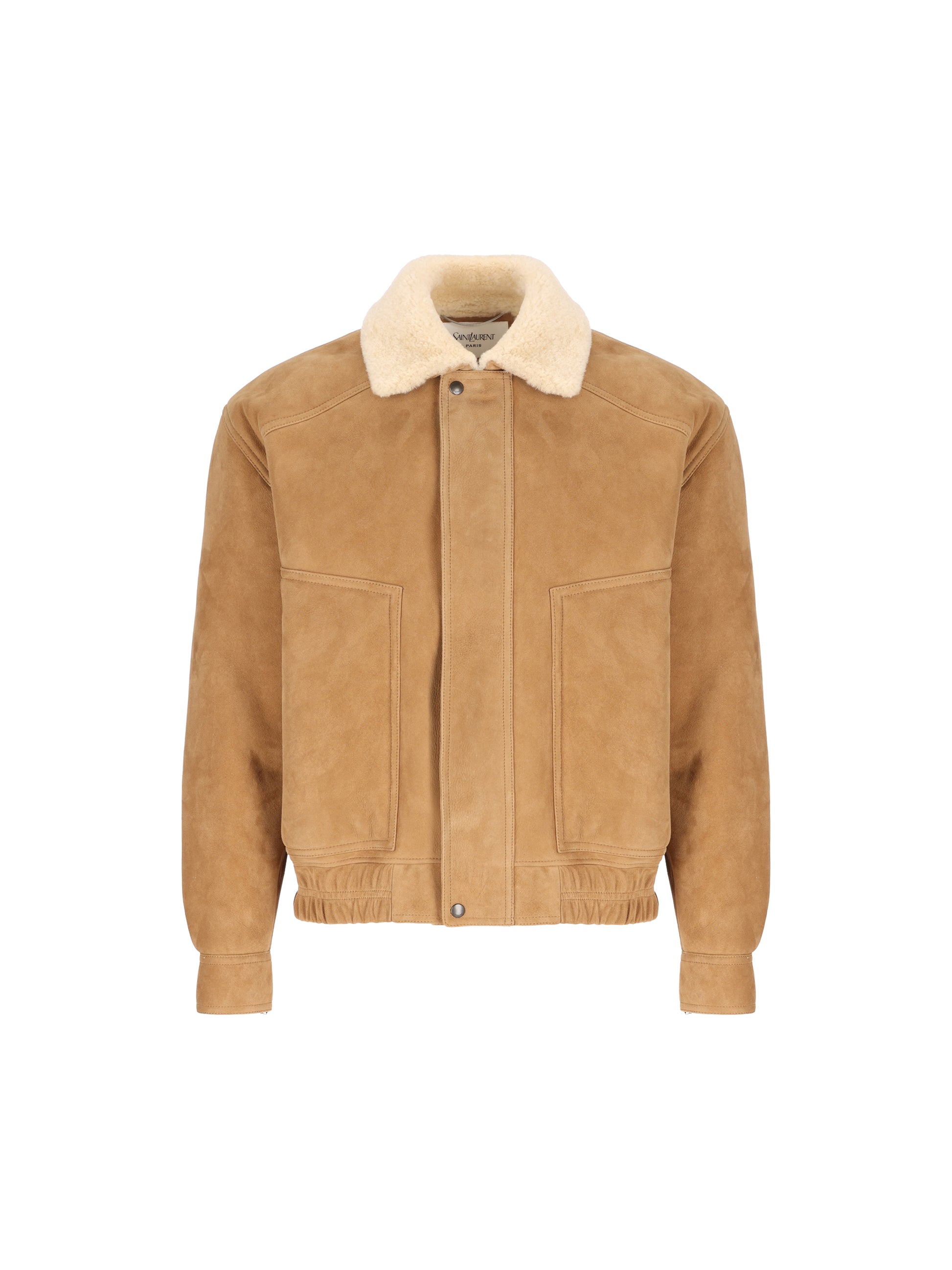 Giacca Uomo in Shearling Beige A0027F YC2TB2943 SAINT LAURENT 