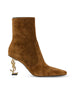 Stivaletti realizzati in pelle di vitello scamosciata. A0027U 27DTT2319 SAINT LAURENT 