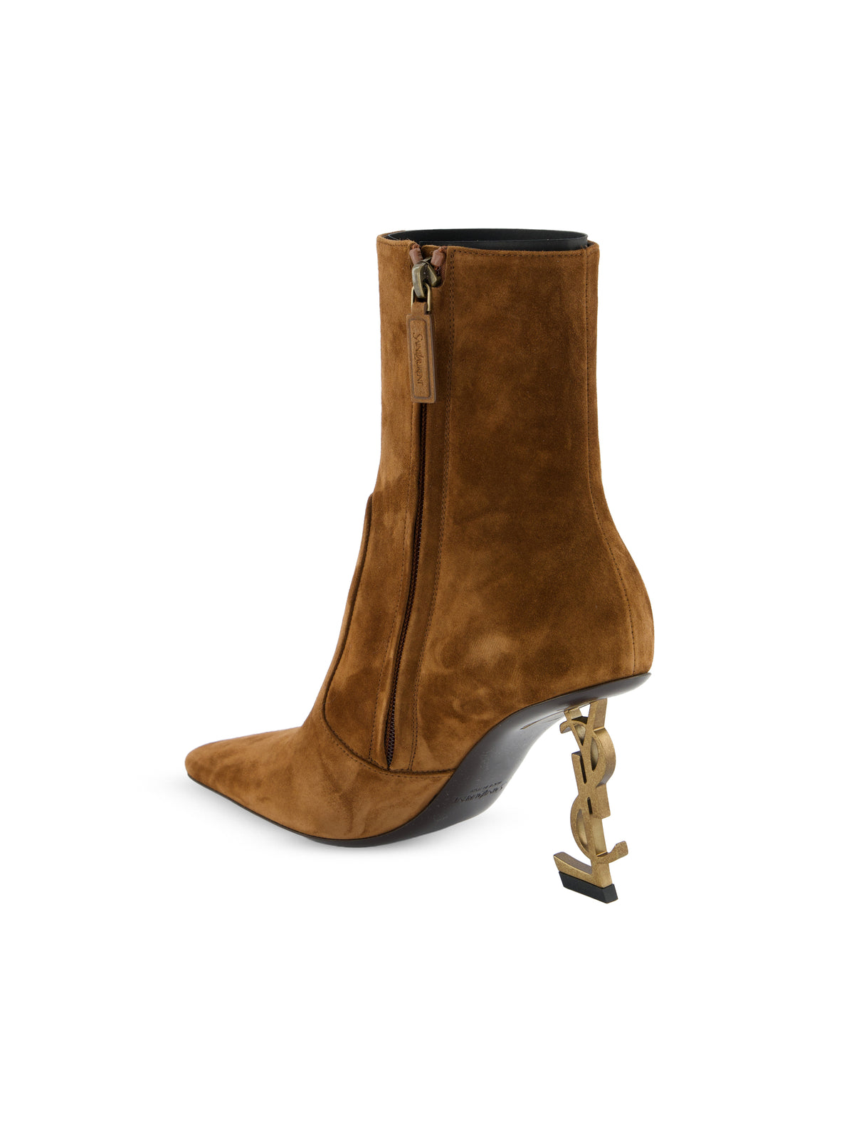 Stivaletti realizzati in pelle di vitello scamosciata. A0027U 27DTT2319 SAINT LAURENT 