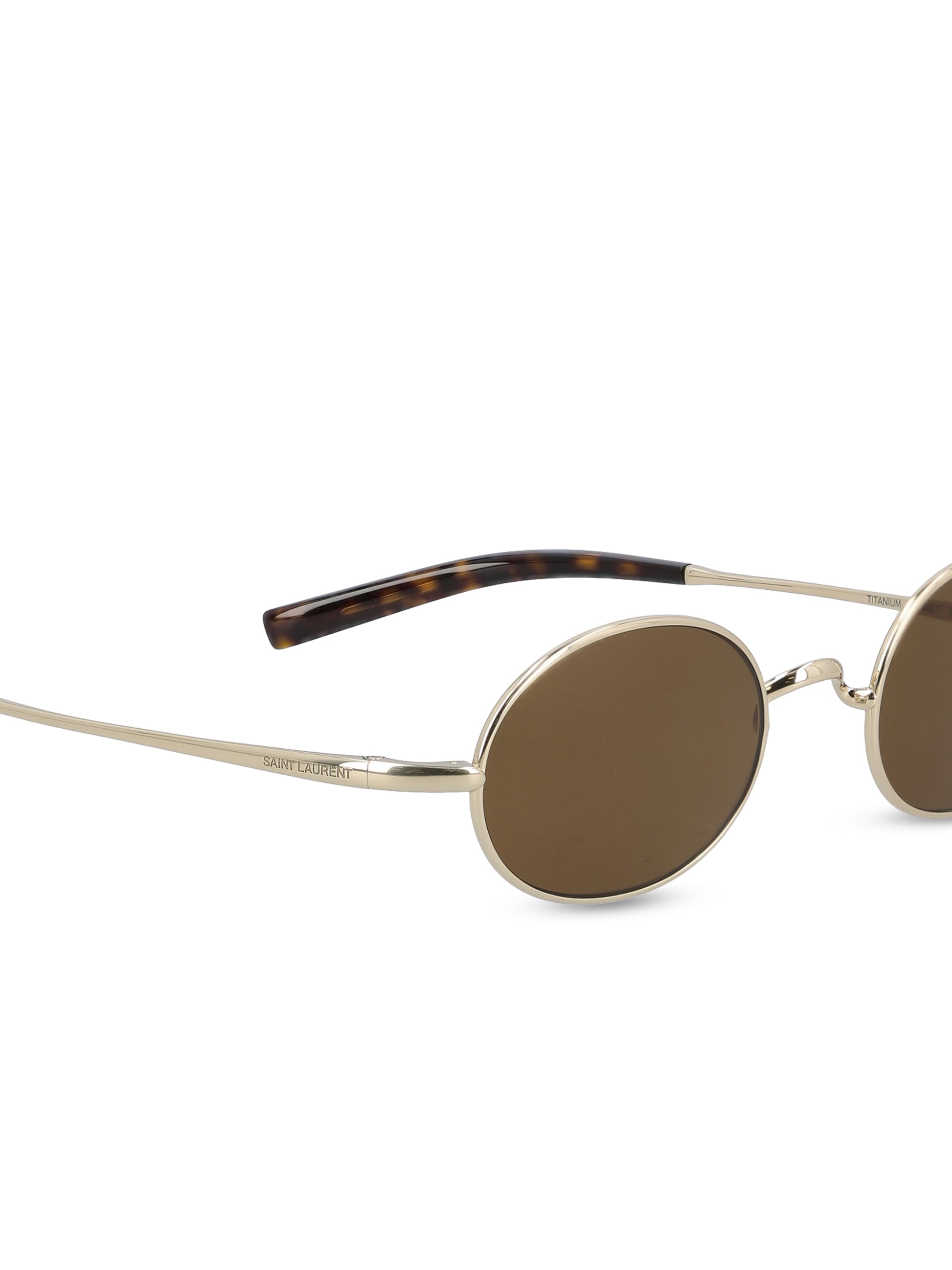 Occhiali da sole realizzati in titanio A003DP Y99178013 SAINT LAURENT 