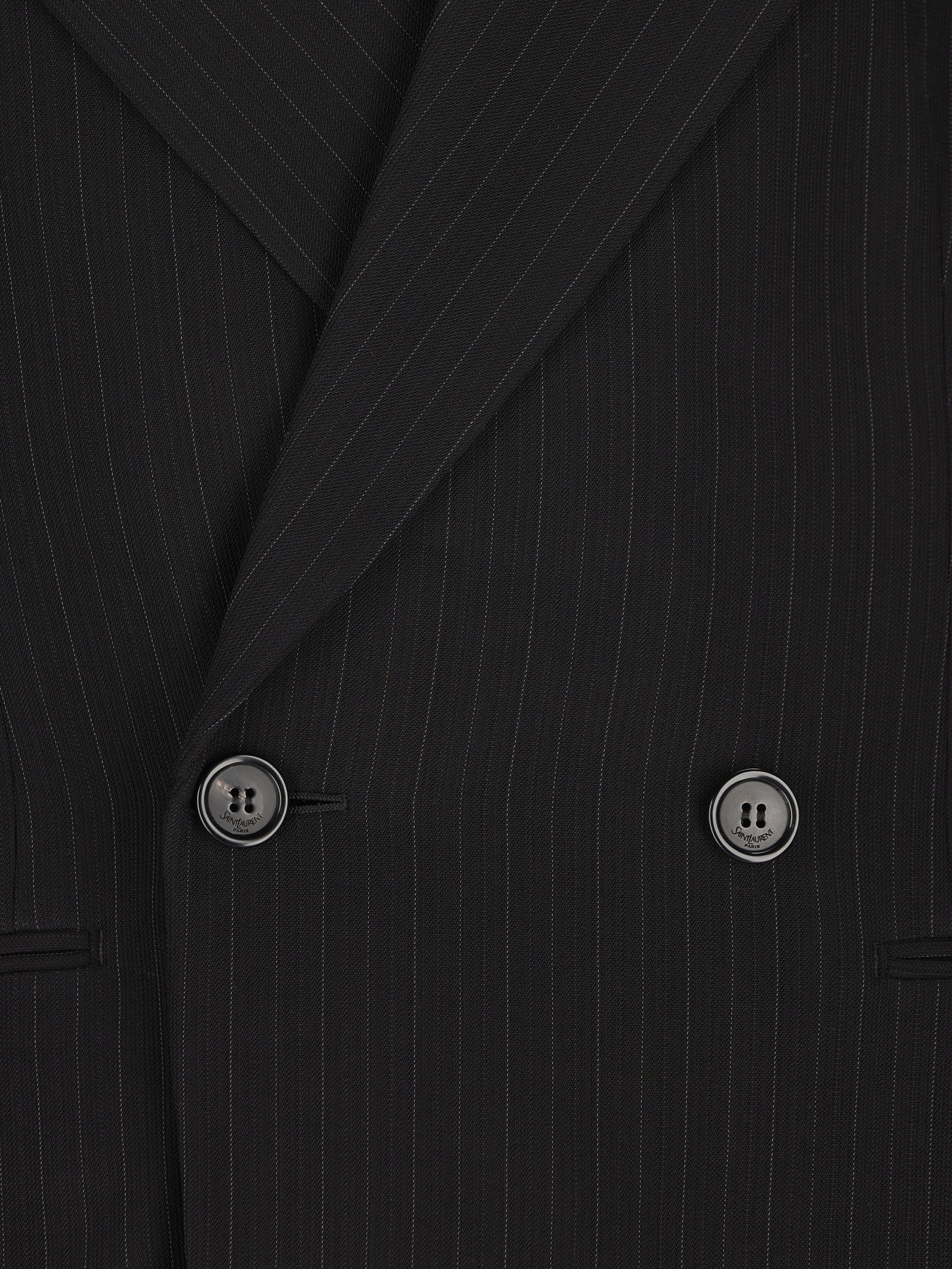 Blazer realizzato in lana vergine. A005ZV Y4L311003 SAINT LAURENT 