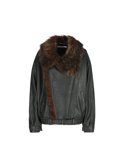 Giacca realizzata in pelle di agnello. A006PA YCWV22982 SAINT LAURENT 