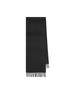 Sciarpa in Cashmere Nera con Monogram YSL A006VO 3Y2011000 SAINT LAURENT 